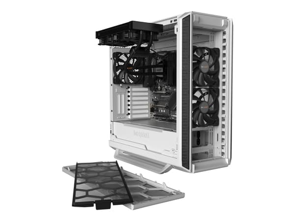 be quiet! Silent Base 802 - Tower - utvidet ATX (E-ATX) - ingen strømforsyning (ATX / PS/2) - hvit - USB/lyd