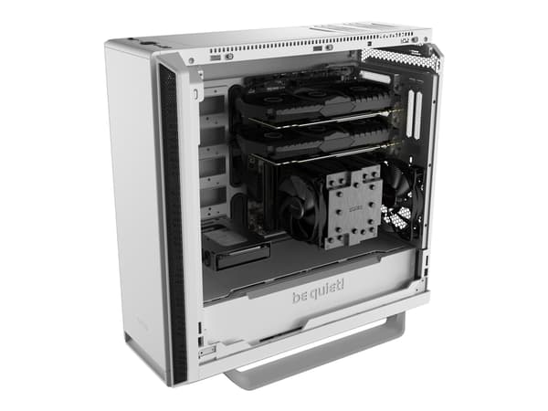 be quiet! Silent Base 802 - Tower - utökad ATX - ingen strömförsörjning (ATX / PS/2) - vit - USB/ljud Vit