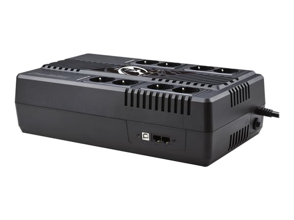 PowerWalker VI 600 MS - UPS - AC 230 V - 360 watt - 600 VA - 7 Ah - USB - utgangskontakter: 8
