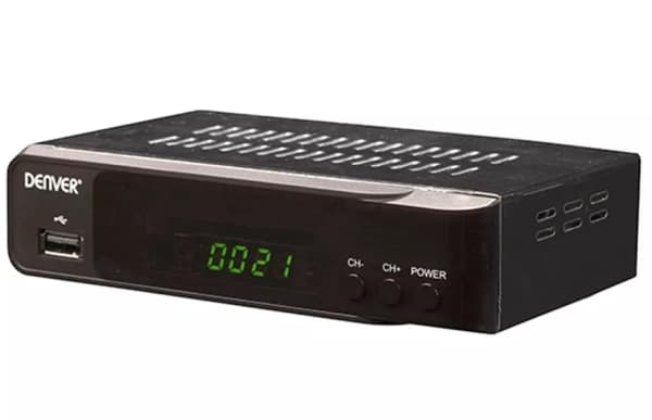 DENVER DTB-133 - DVB digital TV-mottagare/digitalspelare - svart