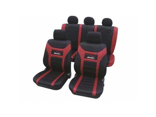 HP Autozubehör 22927 Sædebetræk Polyester Rød Førersædet , Passagersædet , Bagsædet