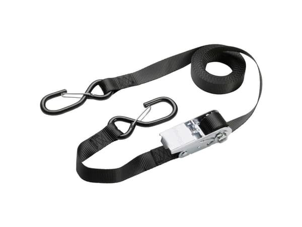 MASTER LOCK 3109EURDAT, Sort, Polyester, 400 kg, Skralle til lastestropp, Kloformet krok, 2,5 cm