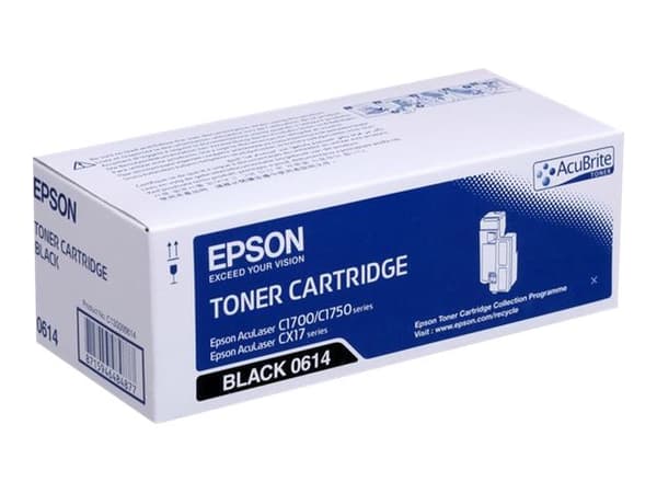 Epson - Hög kapacitet - svart - original - tonerkassett - för AcuLaser C1700, C1750N, C1750W, CX17NF, CX17WF