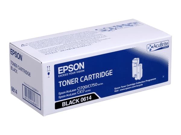Epson - Hög kapacitet - svart - original - tonerkassett - för AcuLaser C1700, C1750N, C1750W, CX17NF, CX17WF