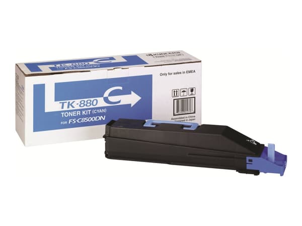 Kyocera TK 880C - Cyan - original - tonerpatron - for FS-C8500DN