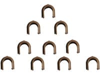 CoreParts - Nedre rullebøssing for fikserenhet - for HP LaserJet Enterprise P3015, P3015d, P3015dn, P3015n, P3015x