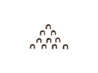 CoreParts - Nedre rullebøssing for fikserenhet - for HP LaserJet Enterprise P3015, P3015d, P3015dn, P3015n, P3015x