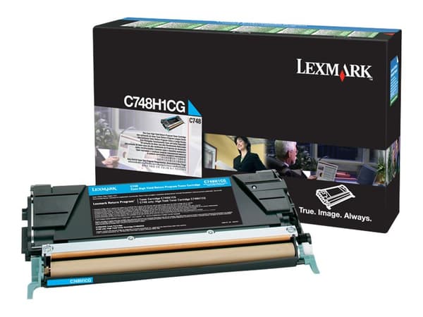 Lexmark - Høy ytelse - cyan - original - tonerpatron LCCP, LRP - for Lexmark C748de, C748dte, C748e