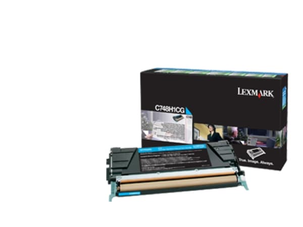 Lexmark - Høy ytelse - cyan - original - tonerpatron LCCP, LRP - for Lexmark C748de, C748dte, C748e