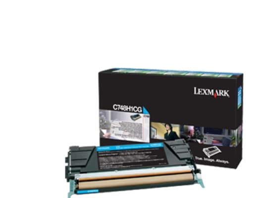 Lexmark - Høy ytelse - cyan - original - tonerpatron LCCP, LRP - for Lexmark C748de, C748dte, C748e