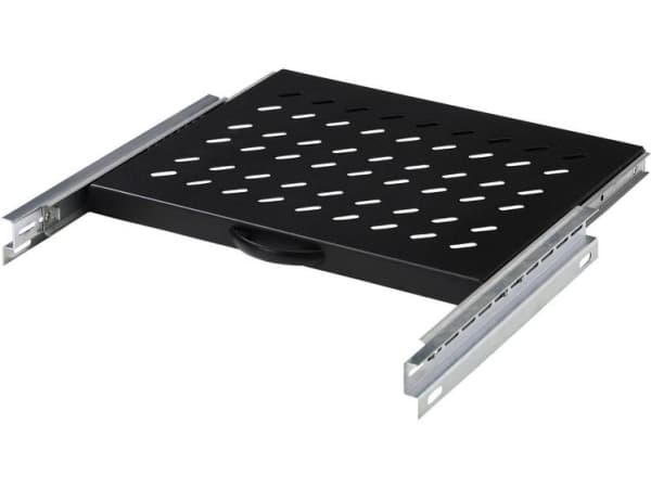 Digitus DN-19 TRAY-2-600-SW - Hylla för rack - RAL 9005 - 1U - 19" - för P/N: DN-19 32U-6/6-SW, DN-19 42U-6/6-SW, DN-19 42U-I-6/6, DN-19 47U-6/6, DN-