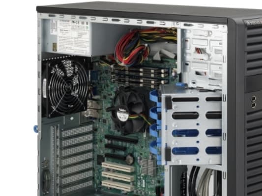 Supermicro SC732D4-903B, Midi Tower, Palvelin, Musta, ATX, EATX, mikro ATX, Metalli, HDD, Verkko, Teho, Järjestelmä