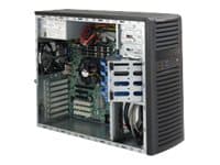 Supermicro SC732 D4-903B - Tower - utökad ATX 900 Watt - svart - USB/ljud Svart