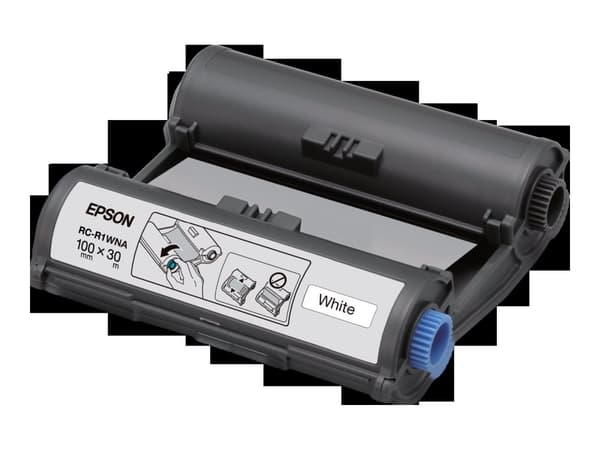 Epson RC-R1WNA - Vit - 100 mm x 30 m - färgband - för LabelWorks Pro100