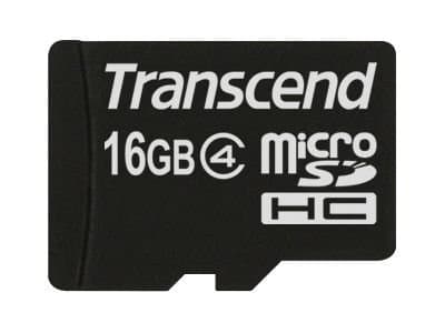 Transcend - Flashminnekort - 16 GB - Class 4 - microSDHC