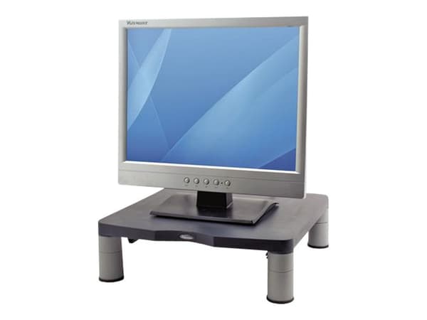 Fellowes Standard Monitor Riser - Stativ - for Skjerm - plastikk - grafitt - skjermstørrelse: 21"