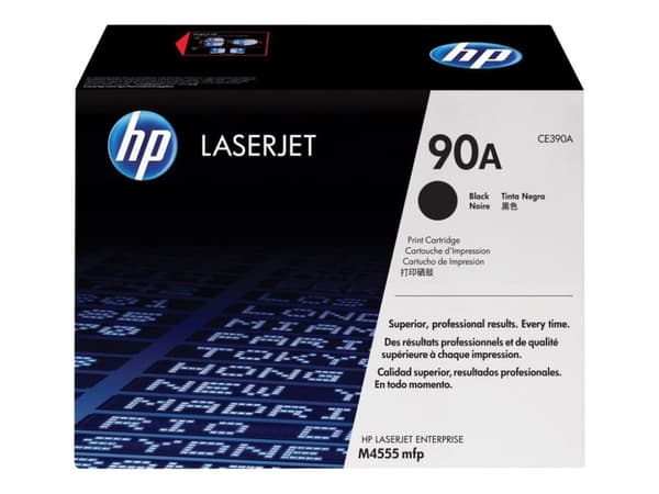 Lasertoner hp 90a ce390a, 10 000 sidor, svart