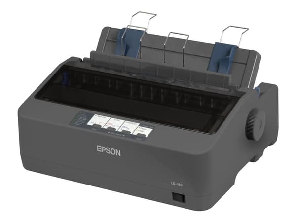 Epson LQ 350 - Skrivare - svartvit - punktmatris - 24 pin - upp till 347 tecken/sek - parallell, USB 2.0, seriell
