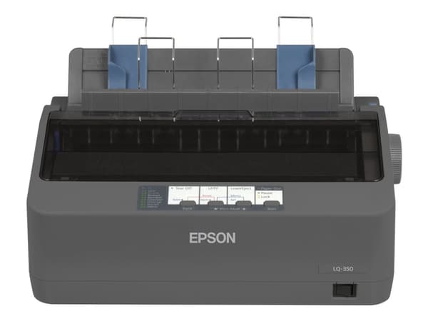 Epson LQ 350 - Skrivare - svartvit - punktmatris - 24 pin - upp till 347 tecken/sek - parallell, USB 2.0, seriell
