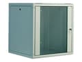 Miniatyrbilde 1 av 5: DIGITUS SoHoline DN-19 16-U - Skap - veggmonterbar - grå, RAL 7035 - 16U - 19"