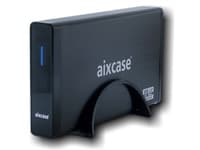 Aixcase blackline AIX-BL35SU3 - Lagringspakning - 3,5" - SATA 3Gb/s - USB 3.0 - sort