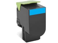 Lexmark - Cyan - original - tonerpatron - for Lexmark CX410de, CX410dte, CX410e, CX510de, CX510dhe, CX510dthe