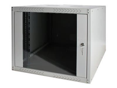 DIGITUS SoHoline DN-19 07-U-EC - Skap - veggmonterbar - grå, RAL 7035 - 7U - 19"