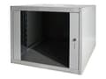 Miniatyrbilde 1 av 5: DIGITUS SoHoline DN-19 07-U-EC - Skap - veggmonterbar - grå, RAL 7035 - 7U - 19"