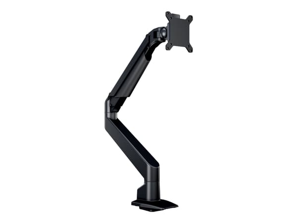 Multibrackets M VESA Gas Lift Arm Single - Monteringssett (leddarm, skrivebordsklemmemontering) - for LCD-skjerm - aluminium - svart