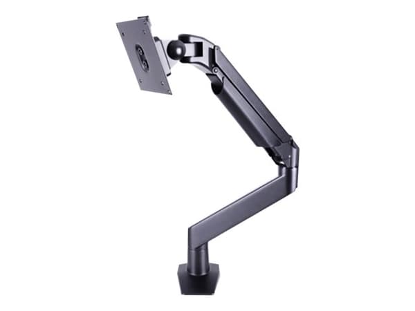 Multibrackets M VESA Gas Lift Arm Single - Monteringssett (leddarm, skrivebordsklemmemontering) - for LCD-skjerm - aluminium - svart Sort