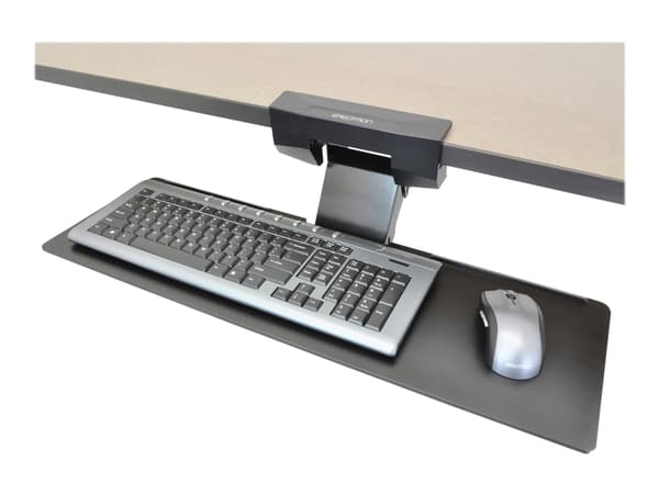 Ergotron Neo-Flex - Tastatur/musearm-monteringsbakke - monterbar under skrivebord - svart