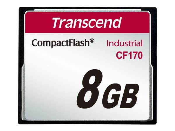 Transcend Industrial - Flashhukommelseskort - 8 GB - 170x - CompactFlash