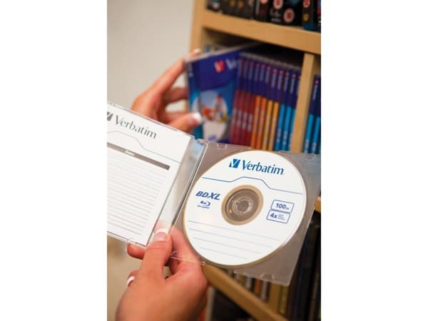 Verbatim - 5 x BD-R XL - 100 GB 4x - mustesuihkukäyttöön tarkoitettu tulostuspalkki - cd-levyt