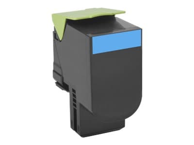 Lexmark 802C - Cyan - original - tonerpatron LCCP, LRP - for Lexmark CX310dn, CX310n, CX410de, CX410dte, CX410e, CX510de, CX510dhe, CX510dthe
