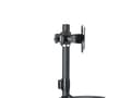 Miniatyrbilde 3 av 5: Neovo DMS-01D - Monteringssett (skrivebordsklemmemontering) - Tilt & Swivel - for 2 LCD-skjermer - plastikk, stål, aluminiumslegering - svart, sølv -