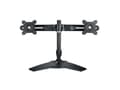Miniatyrbilde 5 av 5: Neovo DMS-01D - Monteringssett (skrivebordsklemmemontering) - Tilt & Swivel - for 2 LCD-skjermer - plastikk, stål, aluminiumslegering - svart, sølv -