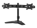 Miniatyrbilde 1 av 5: Neovo DMS-01D - Monteringssett (skrivebordsklemmemontering) - Tilt & Swivel - for 2 LCD-skjermer - plastikk, stål, aluminiumslegering - svart, sølv -