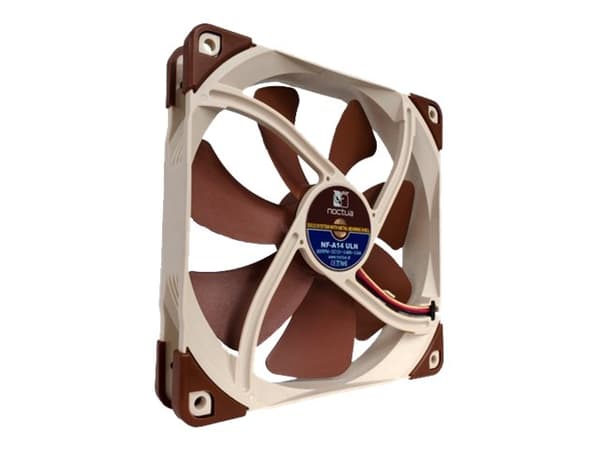 Noctua NF-A14 ULN - Sisäosa tuulettimella - 140 mm Beige, Ruskea