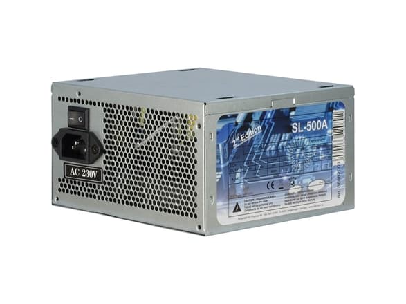 Inter-Tech Sonstige SL-500 - Strømforsyning (intern) - ATX - AC 230 V - 500 watt - PFC Grå