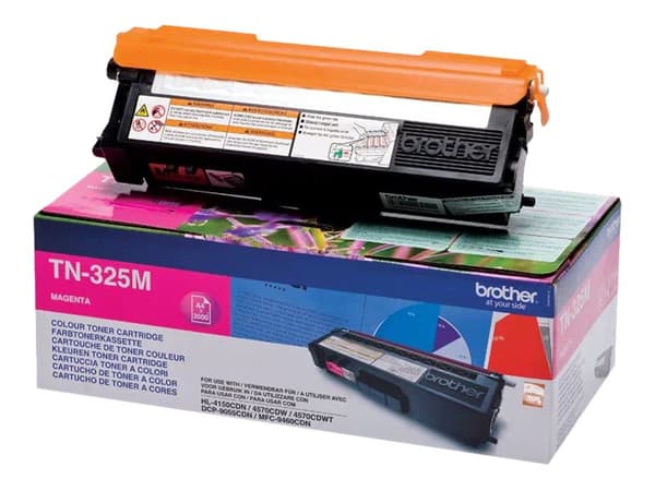 Brother TN325m - Magenta - original - tonerpatron - for Brother DCP-9055, DCP-9270, HL-4140, HL-4150, HL-4570, MFC-9460, MFC-9465, MFC-9970