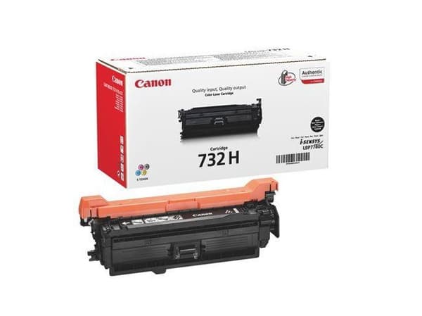 Canon 732 BK H - Høykapasitets - svart - original - tonerpatron - for i-SENSYS LBP7780Cx