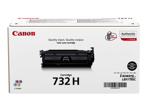 Canon 732 BK H - Høykapasitets - svart - original - tonerpatron - for i-SENSYS LBP7780Cx