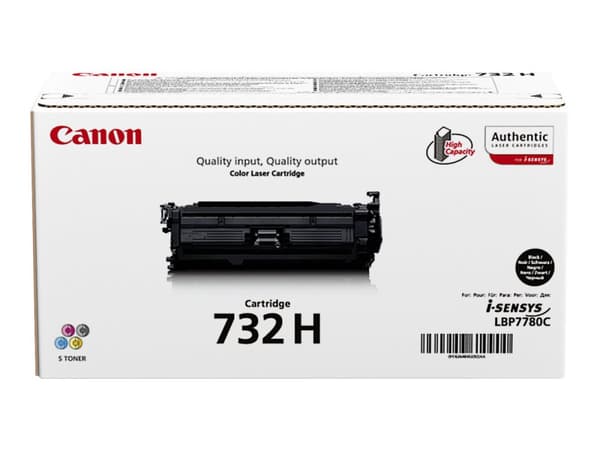 Canon 732 BK H - Høykapasitets - svart - original - tonerpatron - for i-SENSYS LBP7780Cx