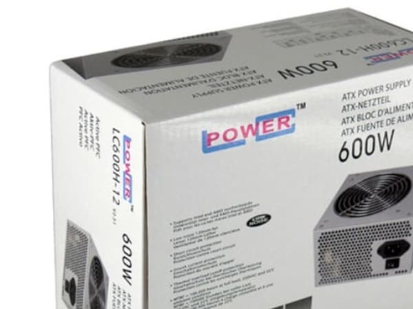 LC Power Office LC600H-12 V2.31 - Strømforsyning (intern) - 600 watt - aktiv PFC