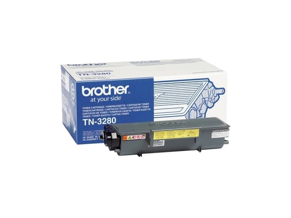 Brother TN3280 - Svart - original - tonerpatron - for Brother DCP-8070, 8085, HL-5340, 5350, 5370, 5380, MFC-8370, 8380, 8880, 8890