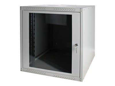 DIGITUS Professional Line DN-19 12-U-EC - Skåp - väggmontering - grå, RAL 7035 - 12U - 19"
