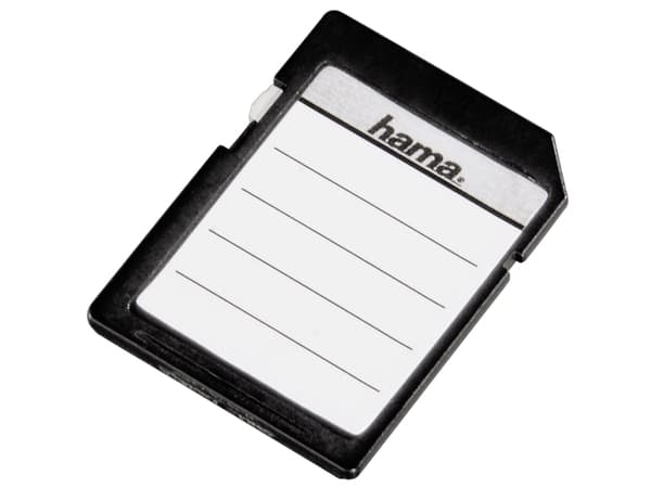 Hama "SD/MMC" Memory Card Labels, Hvit, 18 stykker