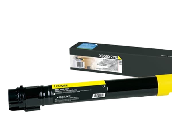 Lexmark - Høy ytelse - gul - original - tonerpatron - for Lexmark XS950de, XS955de, XS955dhe