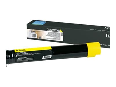 Lexmark - Høy ytelse - gul - original - tonerpatron - for Lexmark XS950de, XS955de, XS955dhe