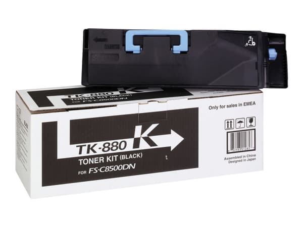 KYOCERA TK-880K, 25000 sivua, Musta, 1 kpl